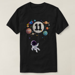 Camiseta Astronauta 11 de aniversário de 11 anos Astronauta