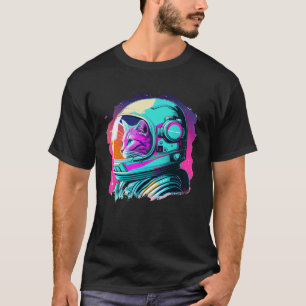 Camiseta Astronauta 1 Astronauta do Espaço Aestético Vaporw