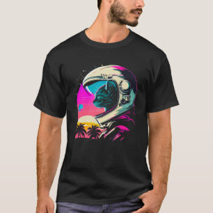 Camiseta Astronauta 1 Astronauta do Espaço Aestético Vaporw