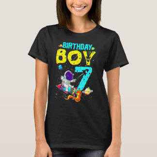 Camiseta Astronauta 7 de Astronauta de 7 Anos Astronauta de