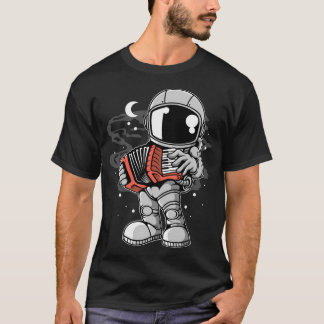 Camiseta Astronauta Accordion - Engraçada Amantes do Espaço
