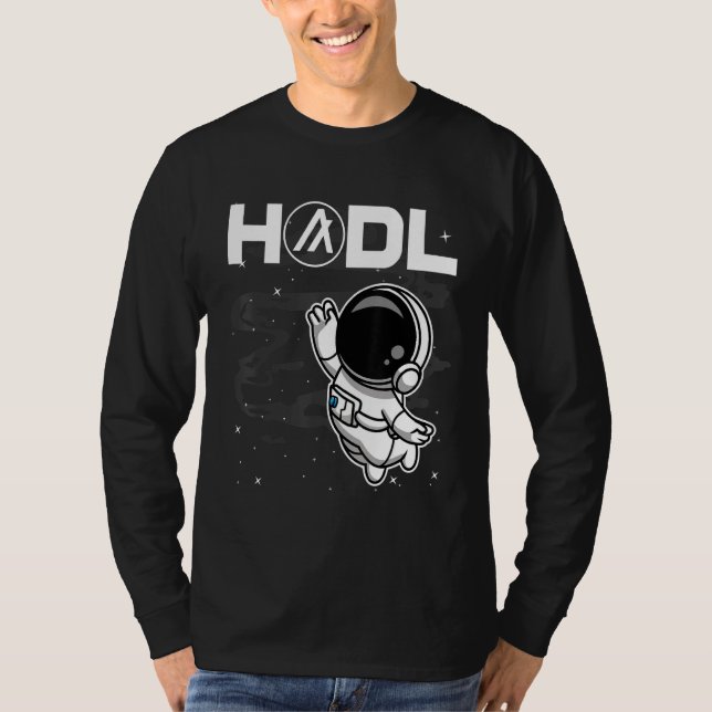 Camiseta Astronauta Algorand Algo Coin Hodl À Lua Cryp (Frente)