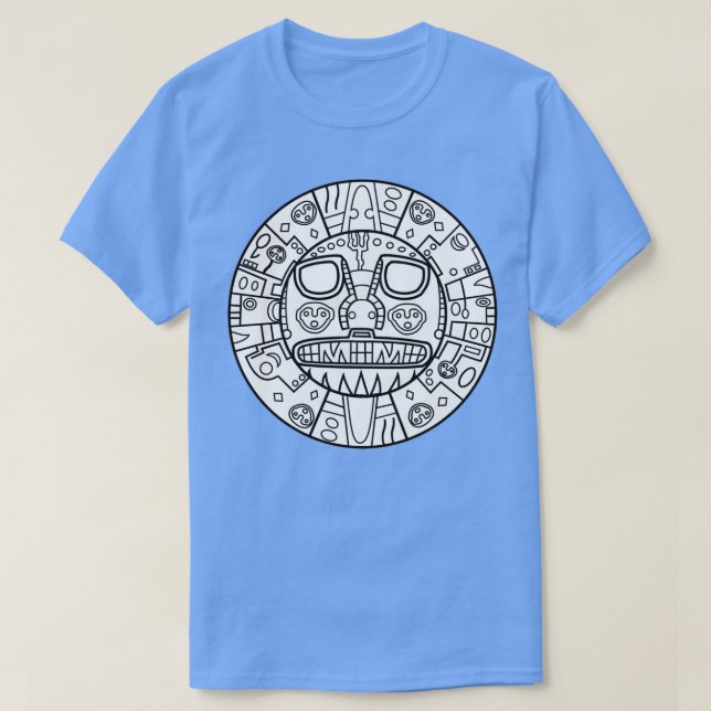 Camiseta Astronauta Antigo Viracocha Idea Para Deus Peru (Frente do Design)