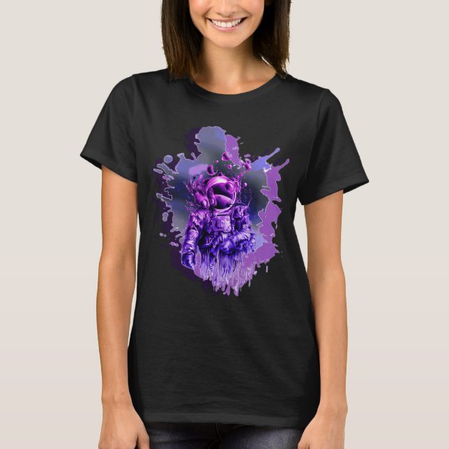 Camiseta astronauta aquático (Frente)