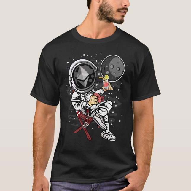 Camiseta Astronauta - Astronauta - Étero - Moedas Para A Lu (Frente)