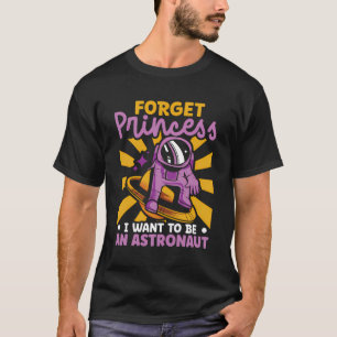 Camiseta Astronauta Astronomia Sistema Solar Crianças Espac