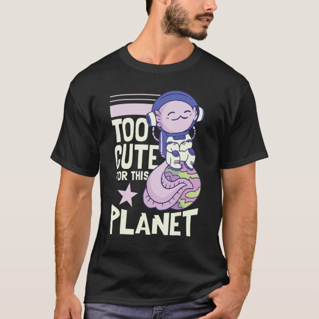 Camiseta Astronauta Axolotl (Frente)