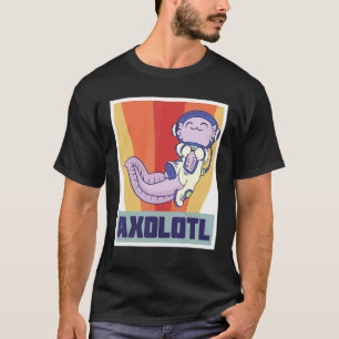 Camiseta Astronauta Axolotl Funny Space Galaxy Sun System S