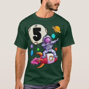 Camiseta Astronauta Batida 5 de Espaço para Menino de Anive