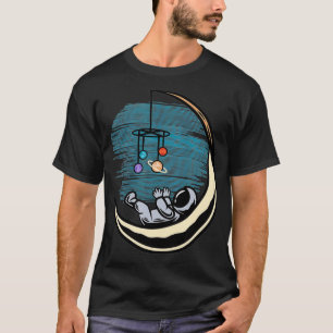 Camiseta Astronauta Bebê Explosão Espacial Estrelas Sobrevi