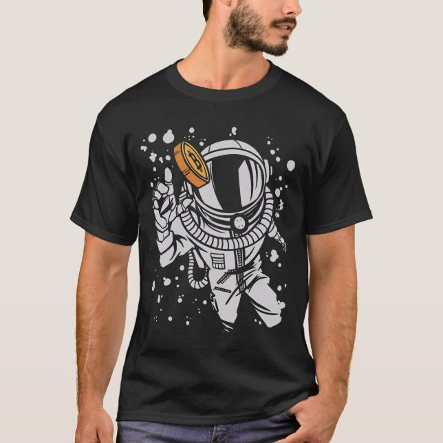 Camiseta Astronauta Bitamal, Criptomoeda-Moon-Boy (Frente)