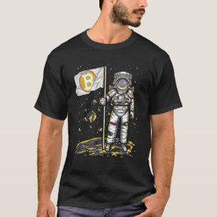 Camiseta Astronauta Bitametana - À Lua Satoshi Nakamoto