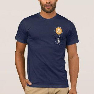 Camiseta Astronauta Bitmoedas à Lua - Cripto Btc