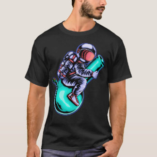 Camiseta Astronauta Bong Astronauta Shirt Stoner