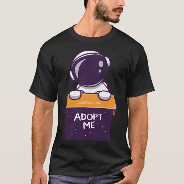 Camiseta Astronauta Bonito Na Caixa (Frente)