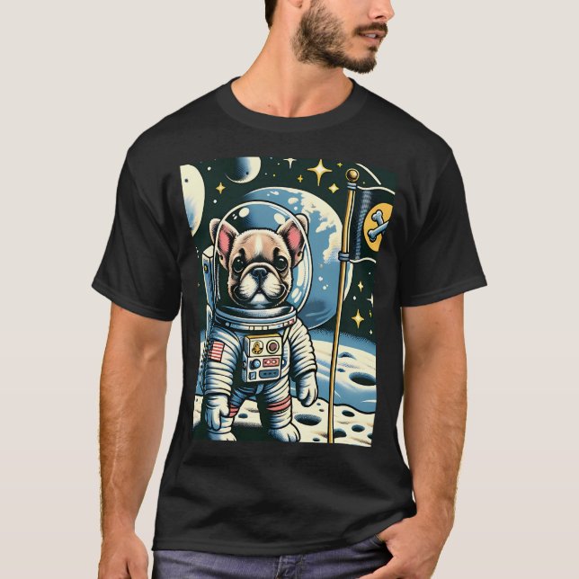 Camiseta Astronauta Bulldog (Frente)