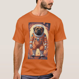Camiseta Astronauta Bullmastiff
