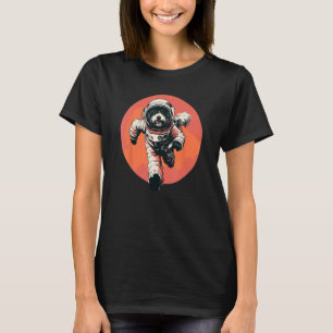Camiseta Astronauta Cachorro Engraçado de Marte Havanese