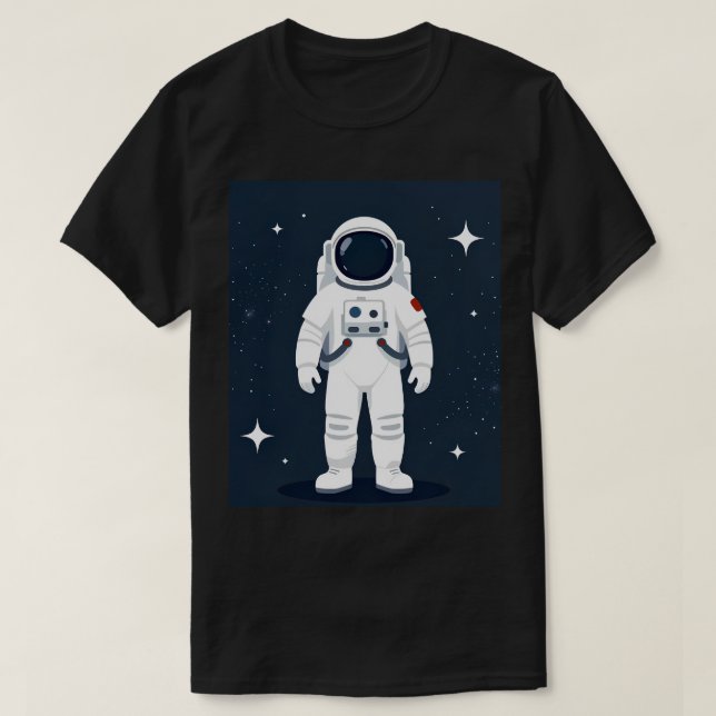 Camiseta Astronauta Camiseta Espaço (Frente do Design)