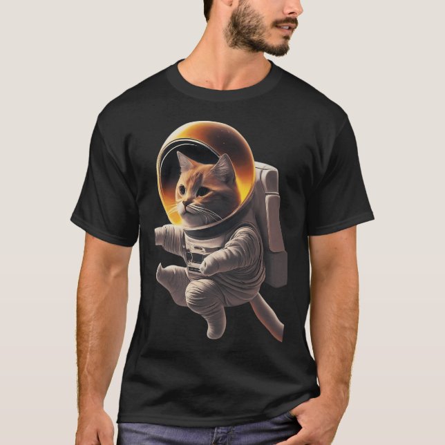 Camiseta Astronauta Cat (Frente)