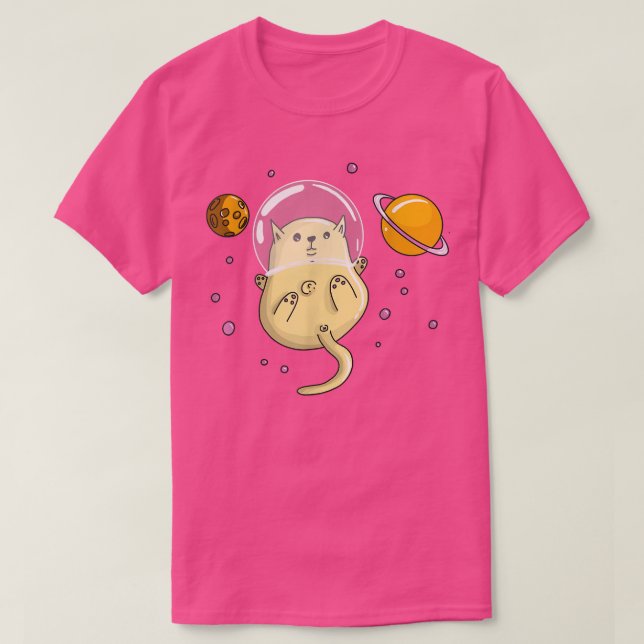 Camiseta Astronauta Cat (Frente do Design)