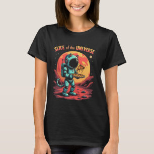 Camiseta Astronauta Cat Pizza Planet Espaço Sci-Fi Cosmic U
