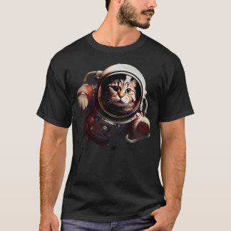 Camiseta Astronauta Cat's Explora o Universo Felino