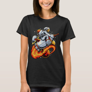 Camiseta Astronauta cavalga