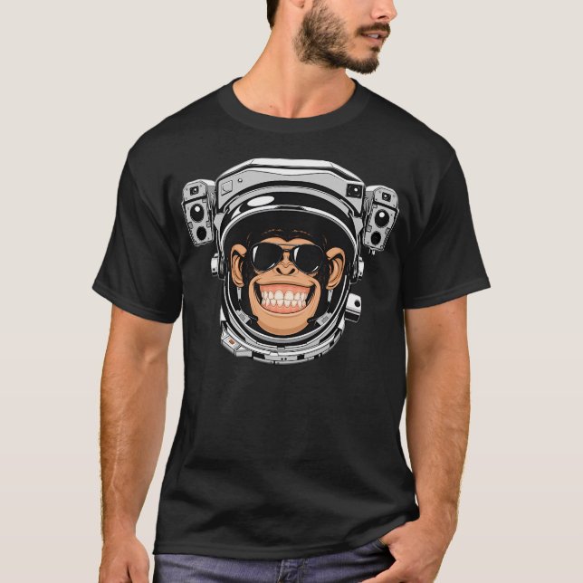 Camiseta Astronauta Chimp (Frente)