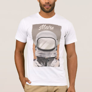 Camiseta Astronauta Clássico de Marte