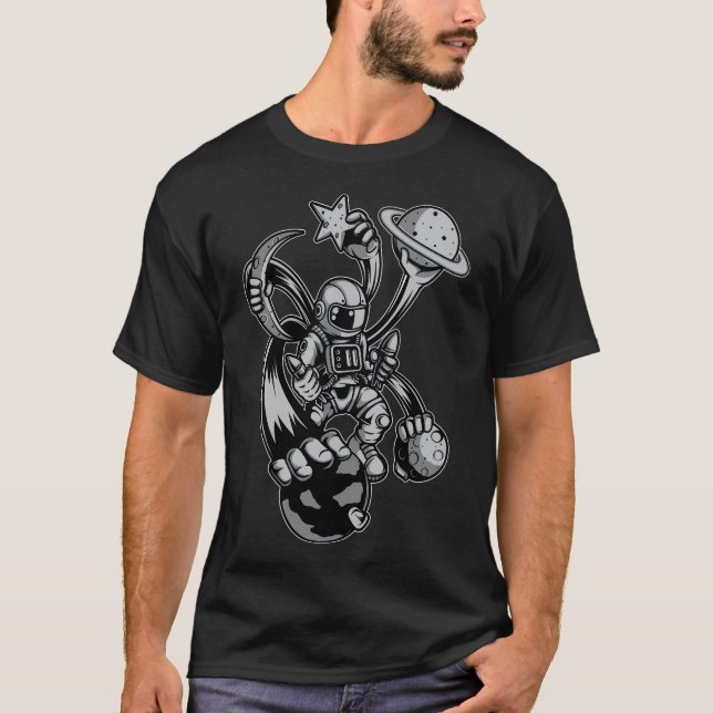 Camiseta Astronauta - Colete Pró-ativo (Frente)