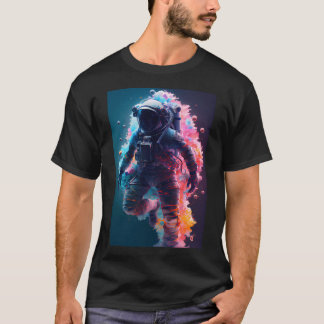 Camiseta Astronauta Colorida