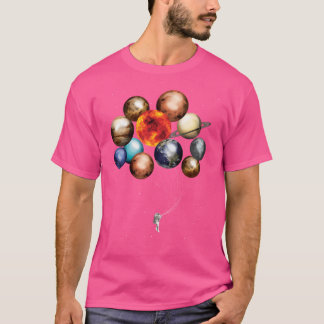Camiseta Astronauta Com Balões