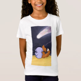Camiseta Astronauta com o cão olha para o cometa