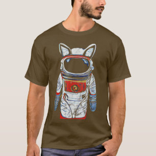 Camiseta Astronauta Com Quatro Ouvidos, Traje Espacial Para