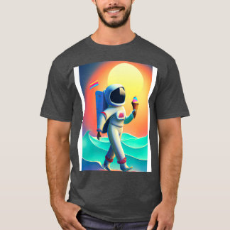 Camiseta Astronauta com Sorvete 4