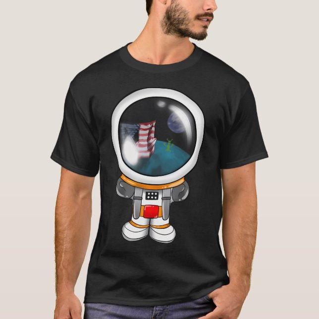 Camiseta Astronauta Cookie Cutter (Frente)