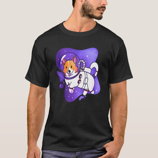 Camiseta Astronauta Corgi (Frente)