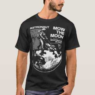 Camiseta Astronauta Corta a Grama na Lua – Manutenção Diver