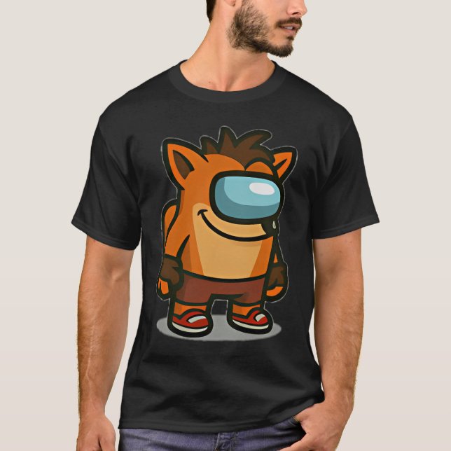 Camiseta Astronauta Crash (Frente)