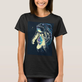 Camiseta Astronauta Cripto Eeteu - ETH Para A Lua