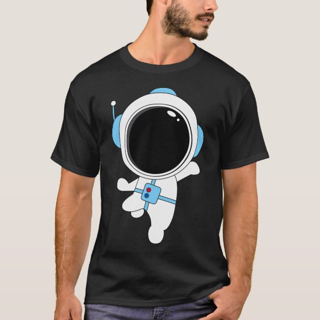 Camiseta Astronauta Cute (Frente)
