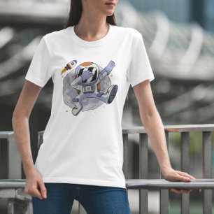 Camiseta Astronauta Dabbing no espaço