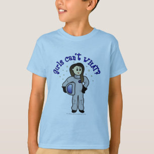 Camiseta Astronauta das mulheres leves