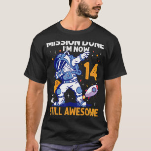 Camiseta Astronauta de 14 anos Planeta Espacial 14 de Astro