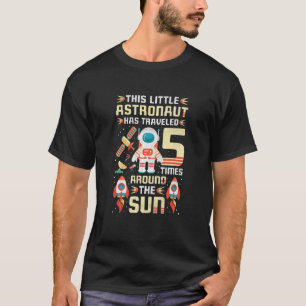 Camiseta Astronauta De Astronauta De Aniversário Para Crian