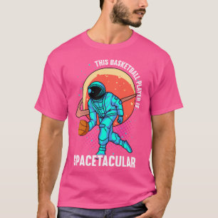 Camiseta Astronauta de Basquete Slam Dunk Space Galaxy Dunk