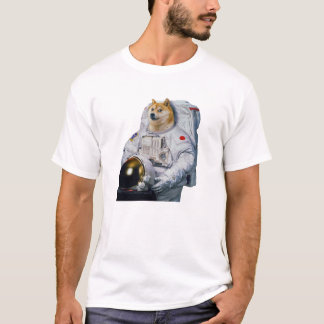 Camiseta Astronauta De Cães Para A Lua
