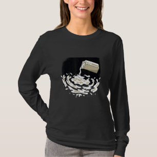 Camiseta Astronauta de Caixa da Via Láctea Astral Cósmico
