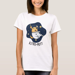 Camiseta Astronauta de Cão Engraçado Astromutt